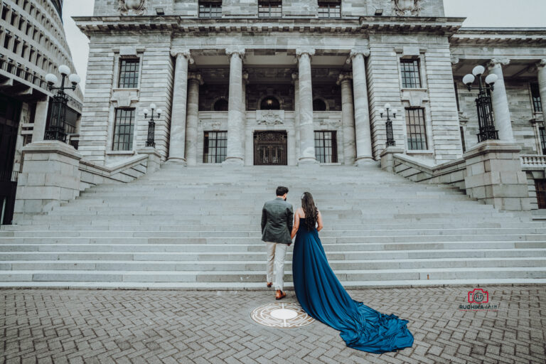 Wellington House of Parliament, also known as the Beehive, is one of New Zealand’s most iconic wedding venues with architectural masterpiece