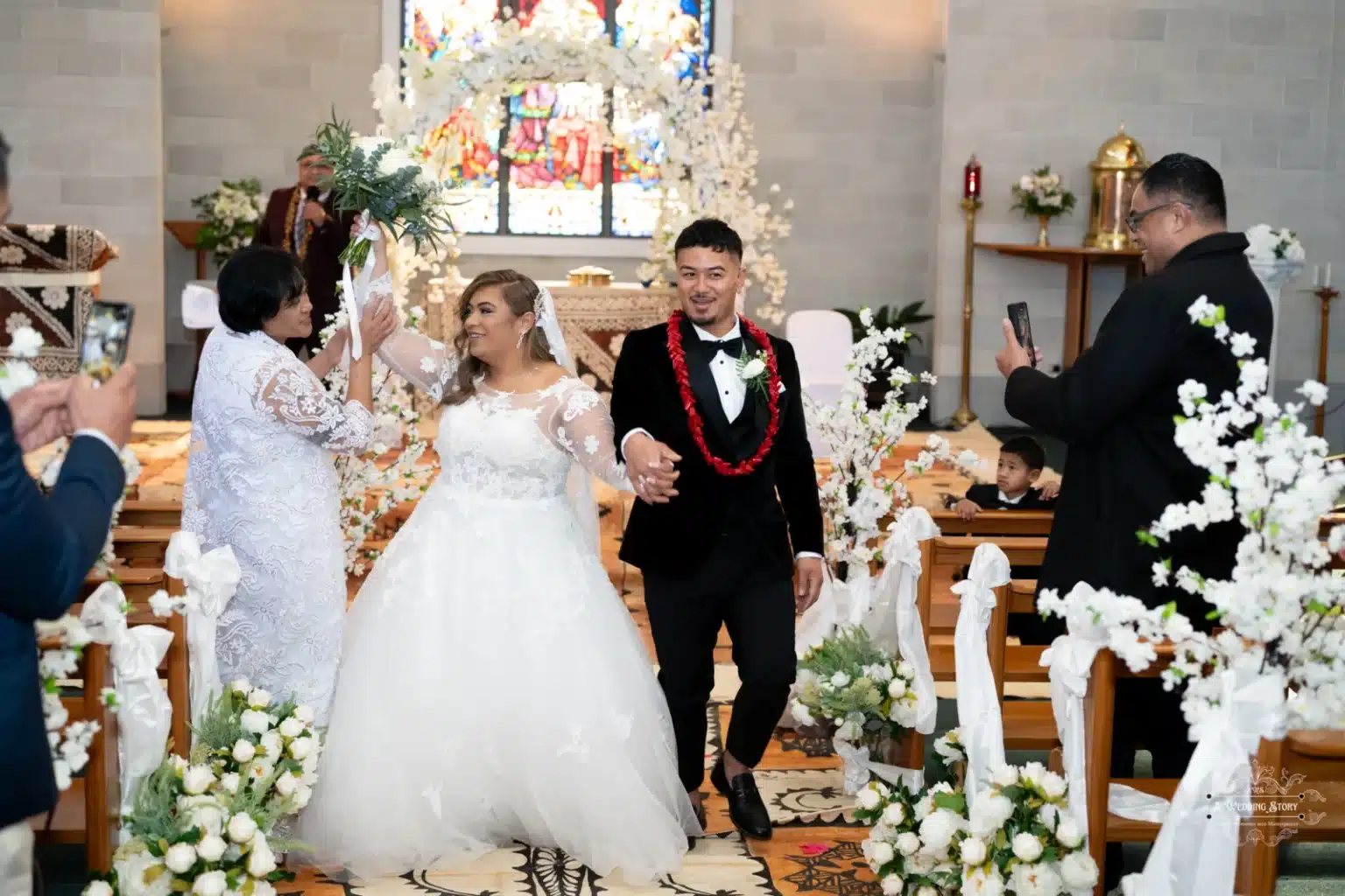 Samoan Wedding ceremony Sacred Heart Catholic Church