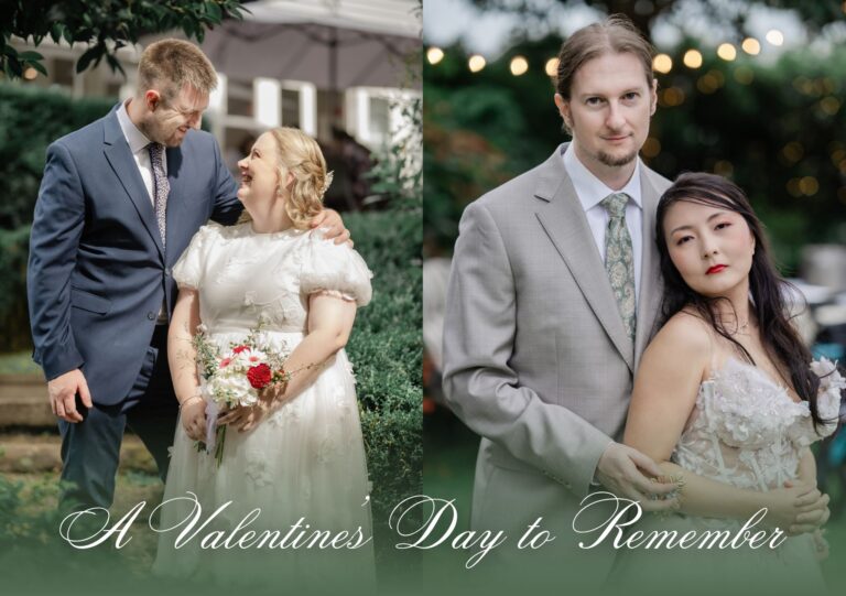Valentines wedding